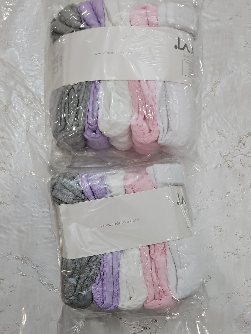 10 Pairs Toddler Girls Tights 2T-3T Non-Slip Cotton Assorted Colors New